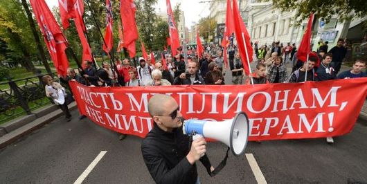 Vzhledem k faktu, že v Moskvě žije 12 milionů lidí, jsou opoziční demonstrace akcemi pouhé hrsty Rusů.
