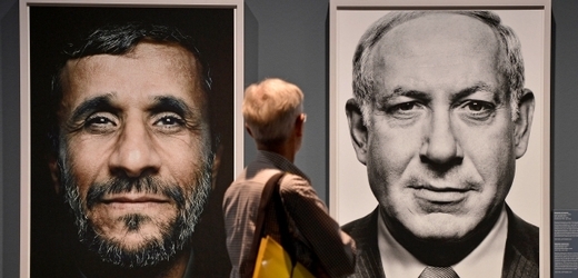 Íránský prezident Mahmúd Ahmadínežád (vlevo) a izraelský premiér Benjamin Netanjahu.