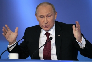 Ruský vládce Vladimir Putin.