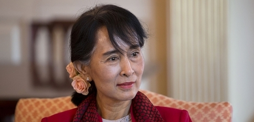 Barmská opoziční vůdkyně Su Ťij.