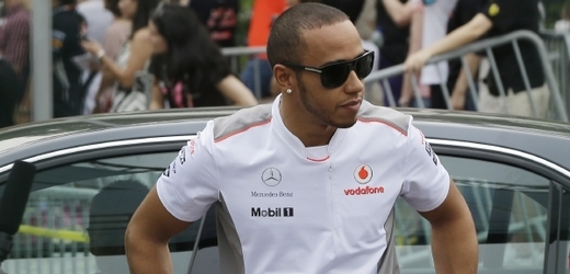 Britský pilot formule 1 Lewis Hamilton.