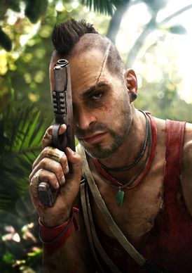 Vaas - hlavní záporák v tropické akci Far Cry 3.