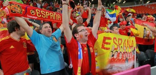 Španělští fanoušci (ilustrační foto).