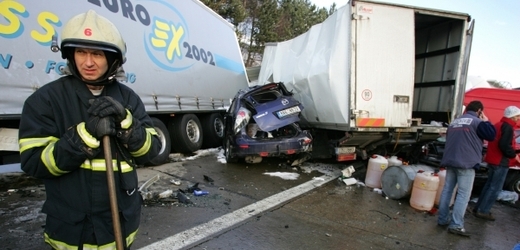 Nehoda kamionu uzavřela dálnici D1 (ilustrační foto).