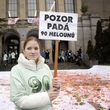Lednový protest proti reformě VŠ. Studenti vyhodili z balkonu pražských práv 90 melounů, tolik milionů zpackaná reforma stála.
