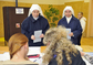 Krátce po zahájení hlasování odvolily sestry premonstrátky z kláštera na Svatém Kopečku u Olomouce.