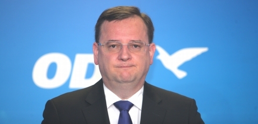 Předseda vlády Petr Nečas (ODS).