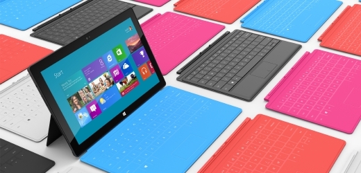 Tablet Surface od společnosti Microsoft.