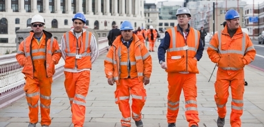 Londýnští dělníci.