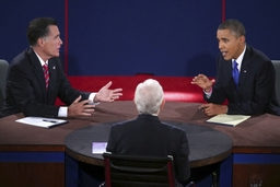 Šance pro oba kandidáty jsou dost vyrovnané, tuto debatu ale s přehledem vyhrál Obama.