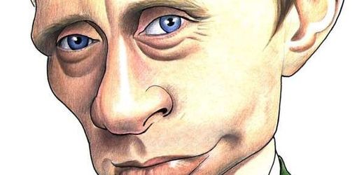 Vladimír Putin, pán Kremlu ve ztvárnění karikaturisty.