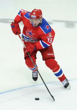 Hvězda CSKA Pavel Dacjuk.