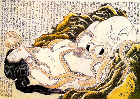 Zneužitá chobotnice. Sen manželky japonského rybáře. 