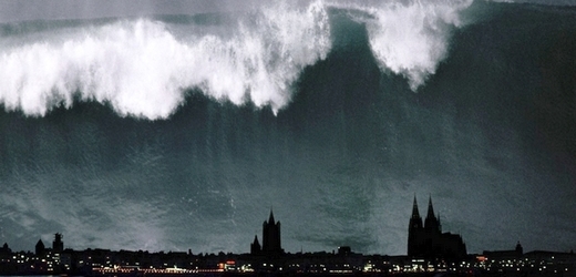 Ničivou vlnu tsunami může vyvolat i mohutný sesuv horniny (ilustrační foto).