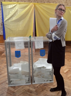 Volební pozorovatelce OBSE se ukrajinské volby moc nelíbily..
