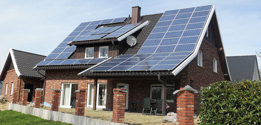 Se solární energií počítají i mnohé novostavby v Německu.