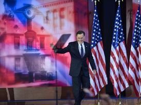 Romney uznává porážku a děkuje svým příznivcům.