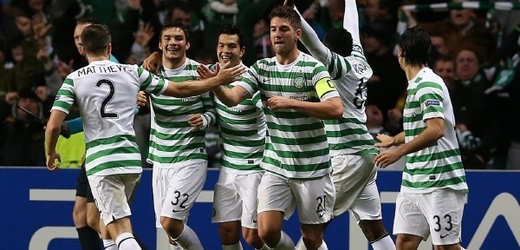 Radost fotbalistů Celticu Glasgow.