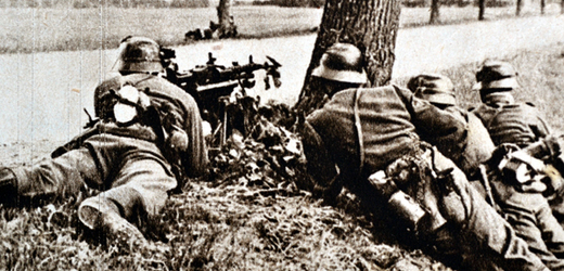 Wehrmacht těsně po vstupu do Ruska, 22. června 1941.