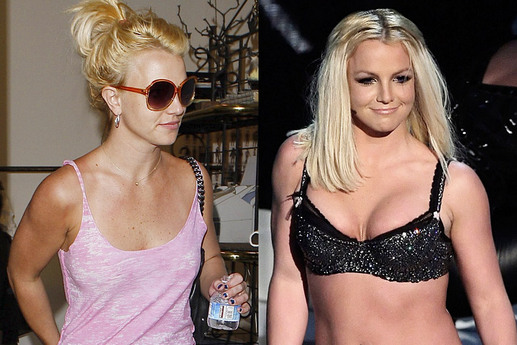 Popová zpěvačky Britney Spearsová nosí v soukromí volná tílka bez podprsenky, kde její vnady nejsou zrovna dvakrát vidět. Jakmile ale dojde na koncert, vezme si nejméně o číslo menší podprsenku, ve které vypadají její napěchovaná ňadra mnohem větší, než doopravdy. Rafinované, nebo přehnané?