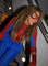 Usměvavá Beyoncé v kostýmu za ženský protějšek Spidermana.