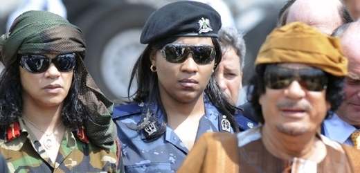 Ochranku bývalého libyjského vůdce Muammara Kadáfího tvořily ženy.
