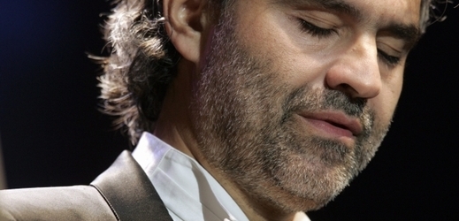 Proslulý italský tenorista Andrea Bocelli.