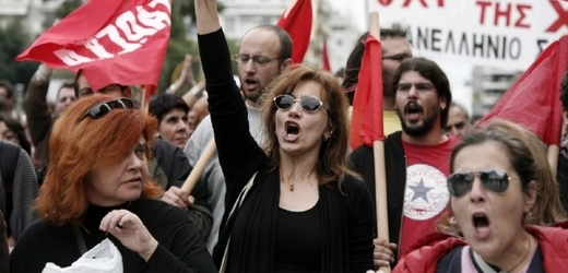 Demonstrace se v Soluni konaly i minulý týden.