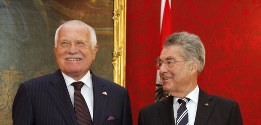 Václav Klaus s rakouským prezidentem Heinzem Fischerem.