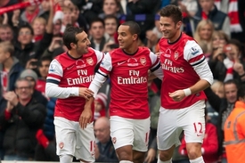 Fotbalisté Arsenalu potupili Tottenham pěti góly. 