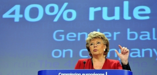 Eurokomisařka Viviane Redingová, která kvótu navrhla.