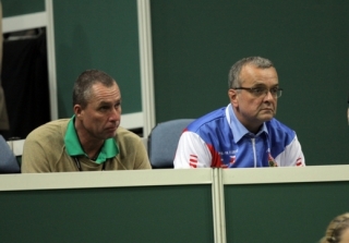 Miroslav Kalousek (vpravo) vedle tenisové legendy Ivana Lendla.