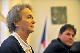 Alžběta Pezoldová v jednací síni Ústavního soudu v Brně.