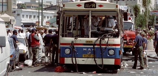 Autobusy MHD v Tel Avivu bývaly oblíbeným terčem Hamasu už v minulosti (ilustrační foto).