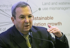 Izraelský ministr obrany Ehud Barak.