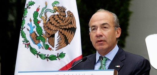 Mexický prezident Felipe Calderón.