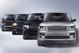 Čtyři generace Range Roveru.