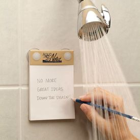 AquaNotes zachytí každý nápad ve sprše či ve vaně.