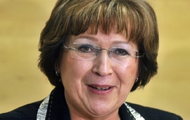 Ministryně práce a sociálních věcí Ludmila Müllerová (TOP 09).