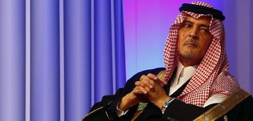 Saúdský ministr zahraničí Saud al-Faisal při otevření centra pro dialog ve Vídni.