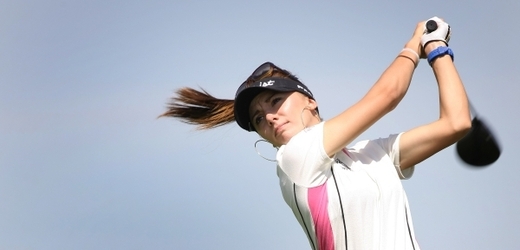 Golfistka Klára Spilková.