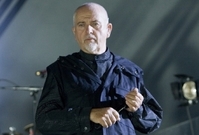 Peter Gabriel na letošním koncertu v San Diegu.