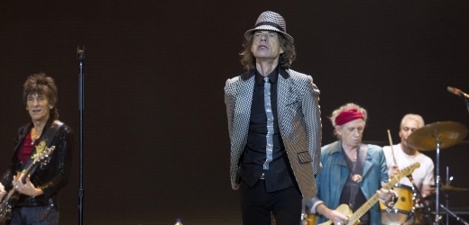 Britská rocková skupina Rolling Stones.