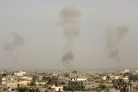 Rafáh při izraelském bombardování v listopadu tohoto roku.