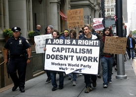 Protesty hnutí Occupy byly od počátku nenásilné.