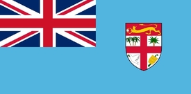 Vlajka Fidži.