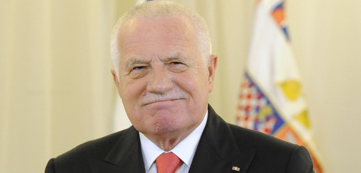 Prezident Václav Klaus při novoročním projevu, v němž vyhlásil dílčí amnestii.