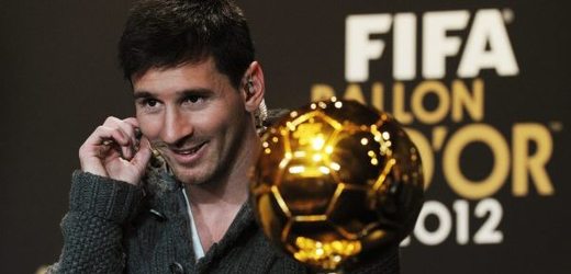 Lionel Messi vyhrál počtvrté v řadě Zlatý míč. 