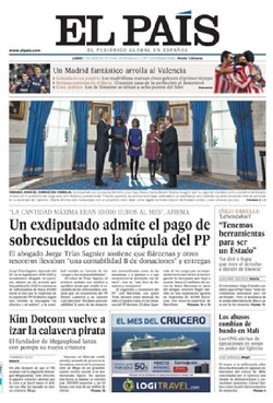 Jorge Sagnier v deníku El País. 