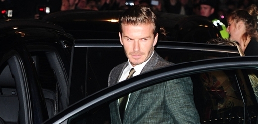 David Beckham trénoval s Arsenalem.